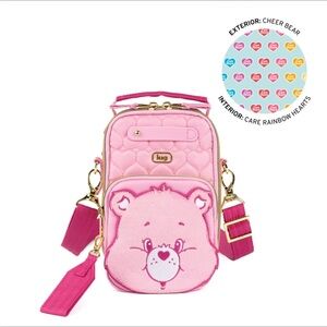 Lug Care Bears x Lug Skeeter Mini Bridge Crossbody Bag Cheer Bear